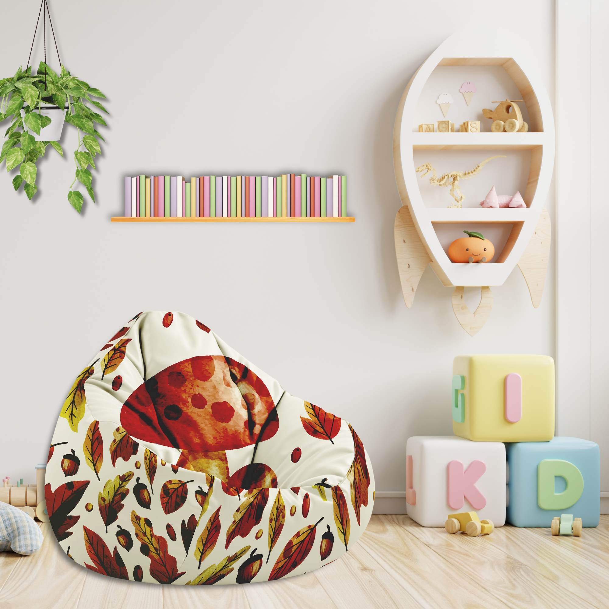 Puf Paradise Small Mushrooms-S