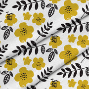 Gemalte gelbe Blume