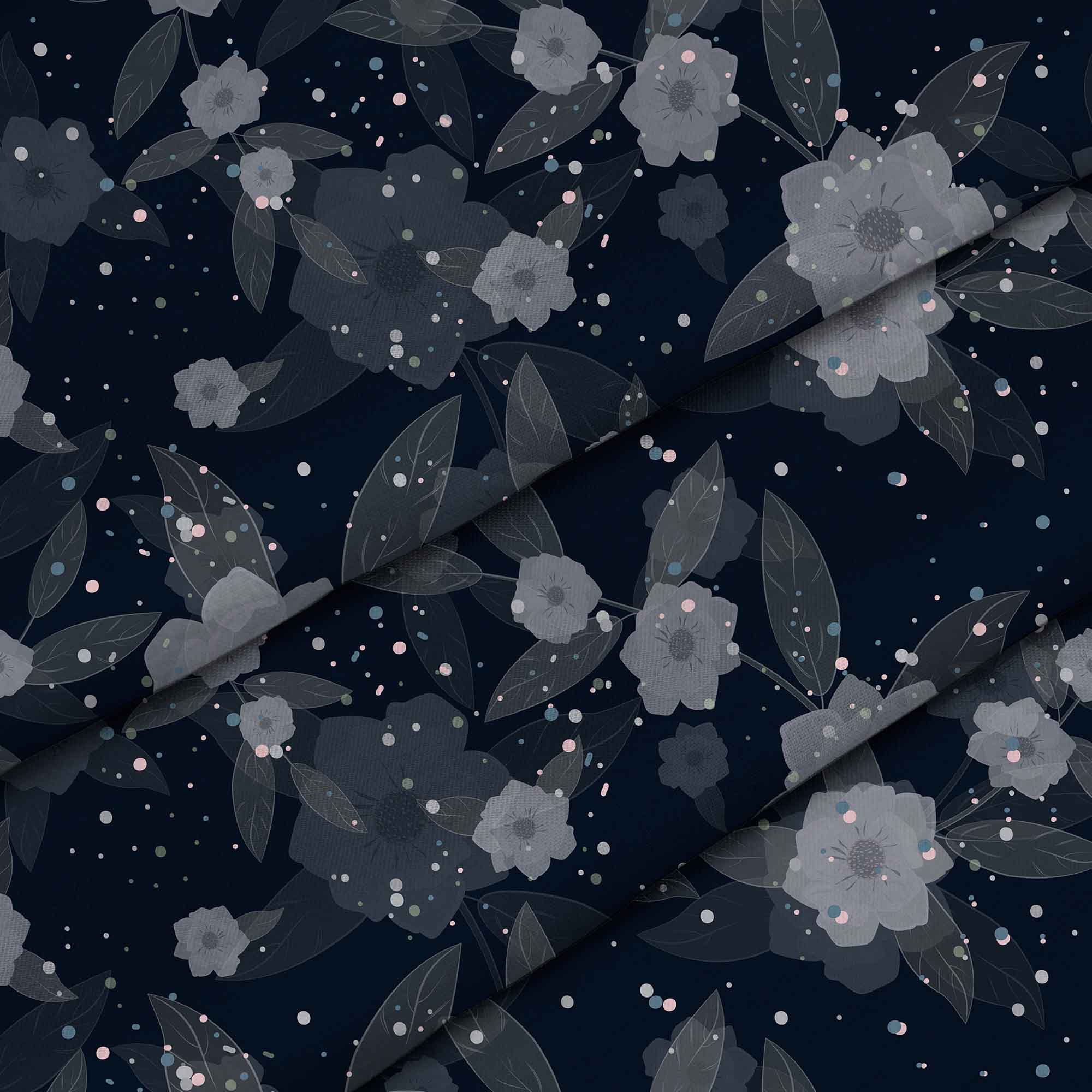 Fantasy Flowers-Flat Microfiber