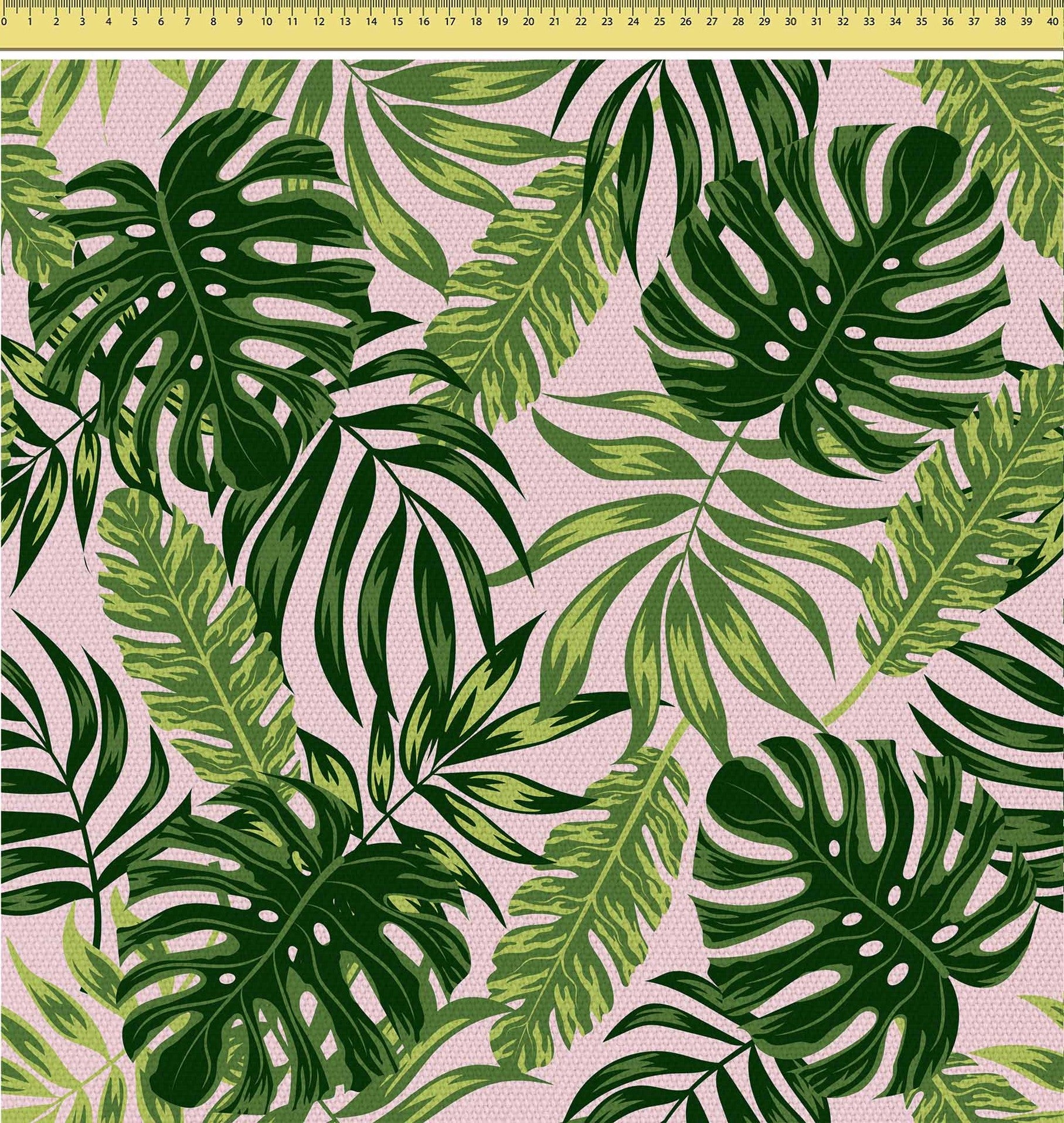 Tropical Jungle Leave-Mikrofibra Płaska