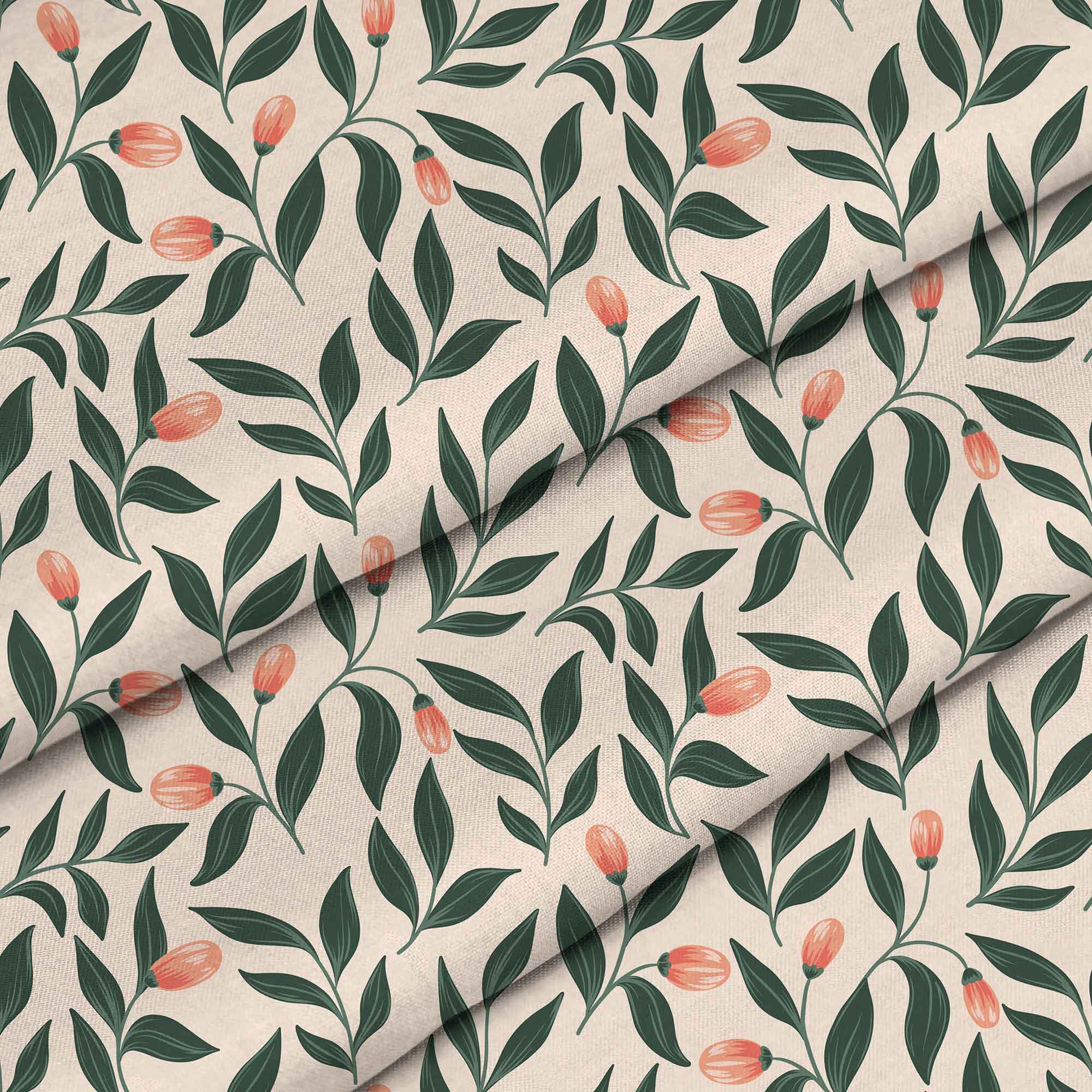 Pink Berries Pattern-Oxford