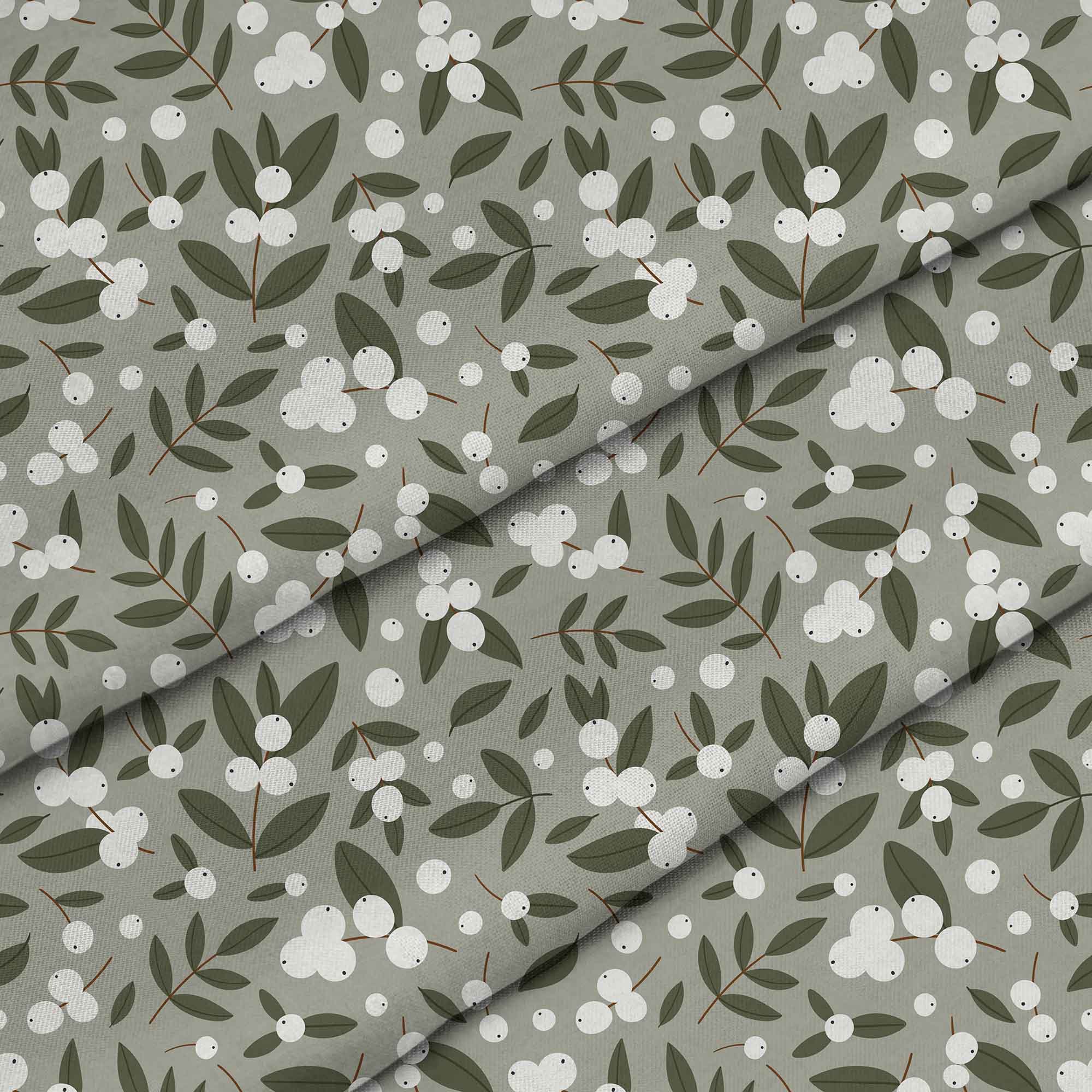 White Berries on Olive Oxford