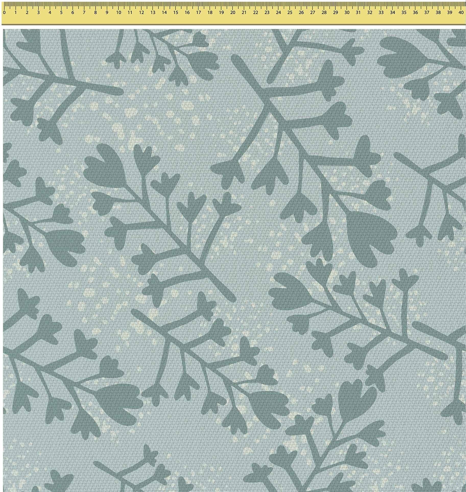 Flowers and Branches Pattern Tablecloth Fabric