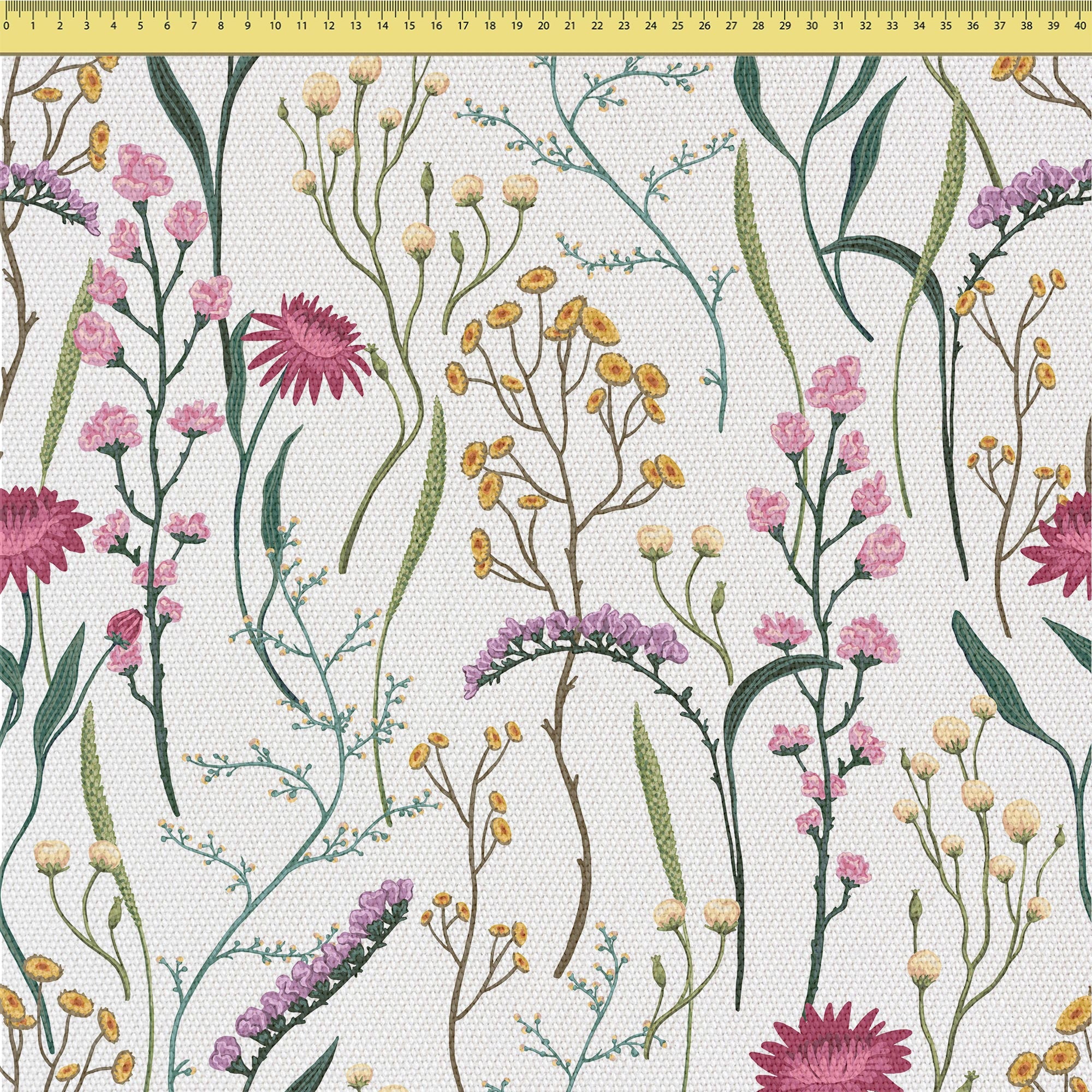Dried Flowers Flat Microfiber