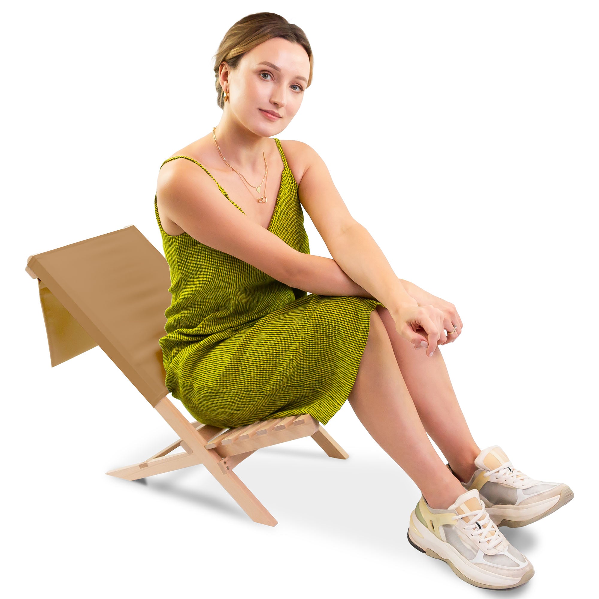 Składane Krzesło Plażowe Beige