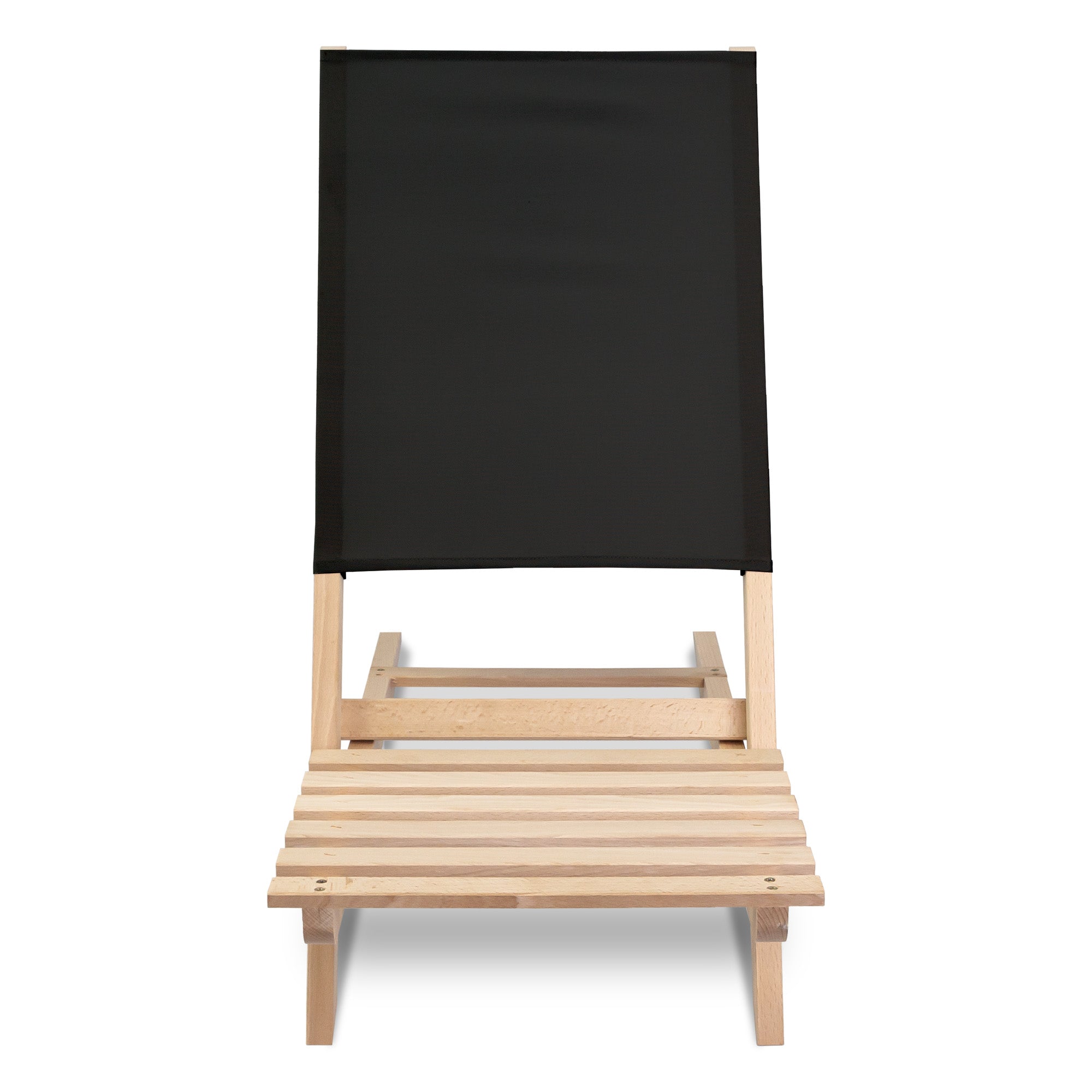 Folding Beach Chair Black