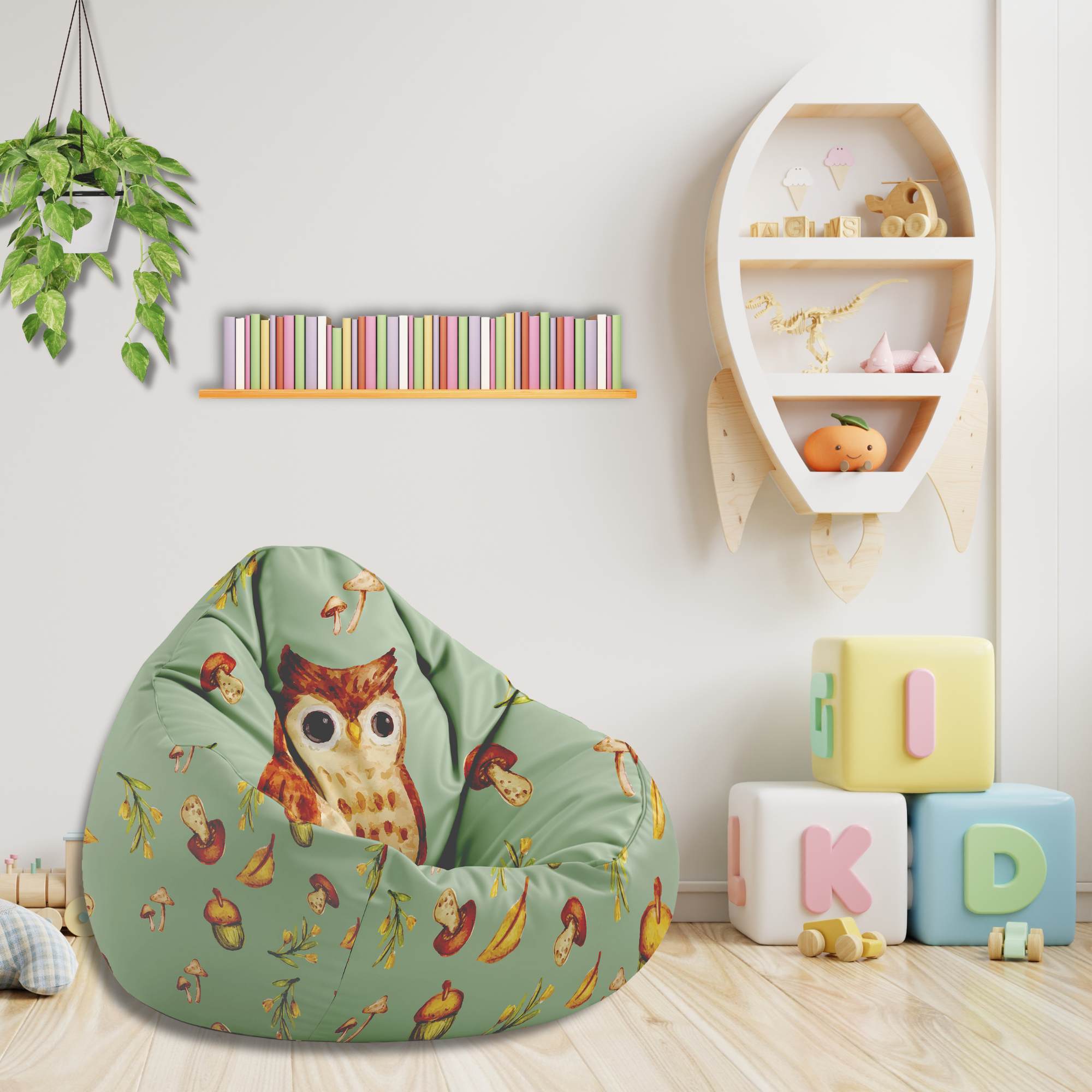 Puf Paradise Autumn Owl-M