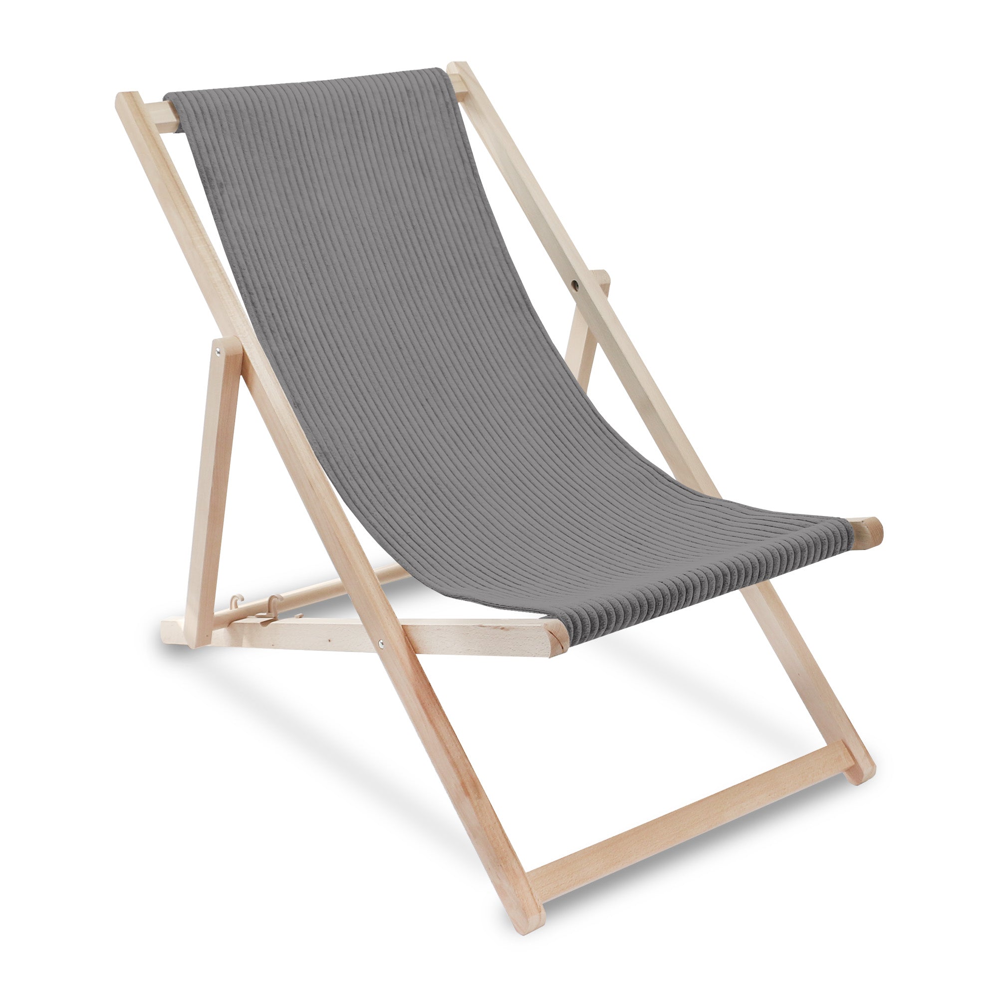 Leżak drewniany Lincoln Frost Grey