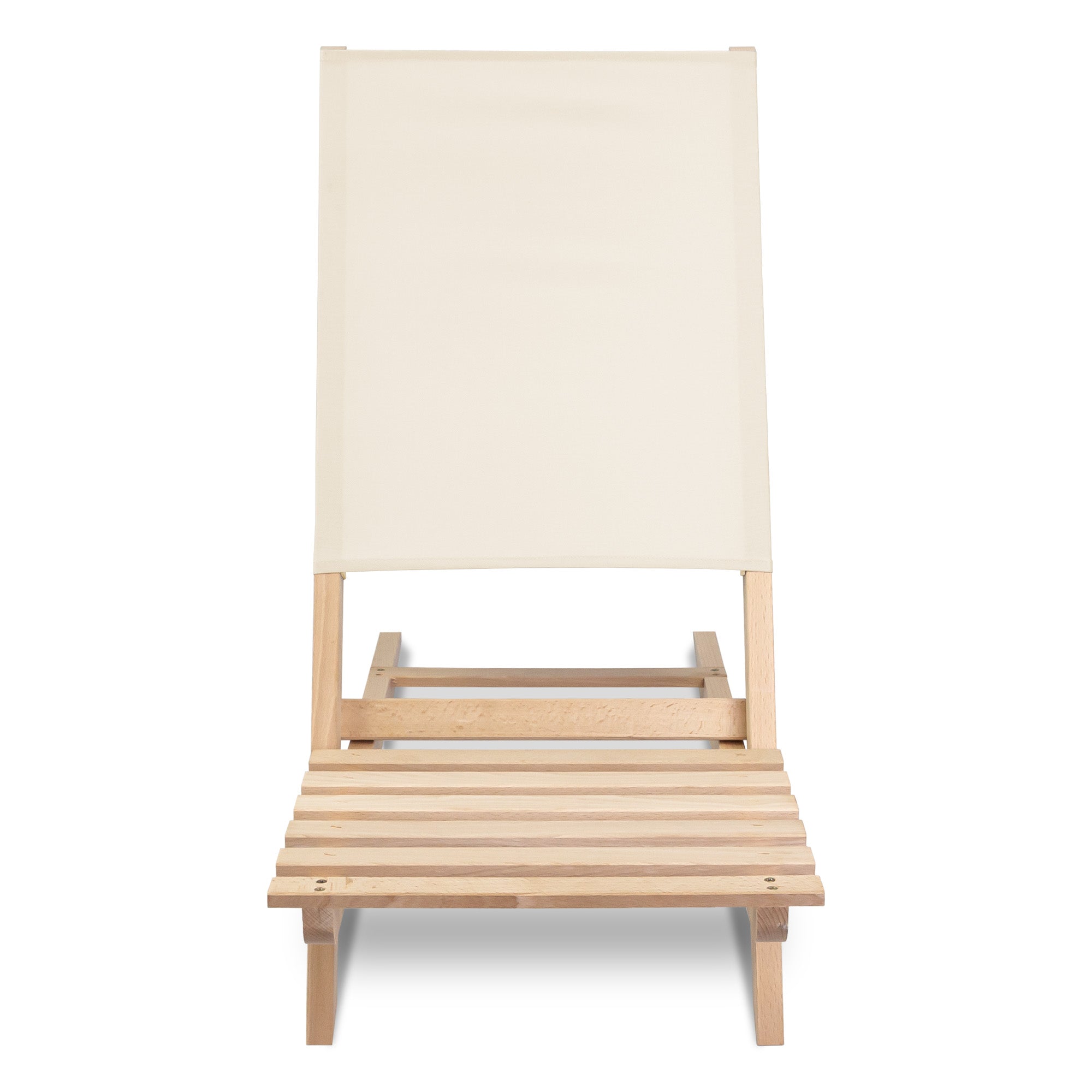 Folding Beach Chair Creme