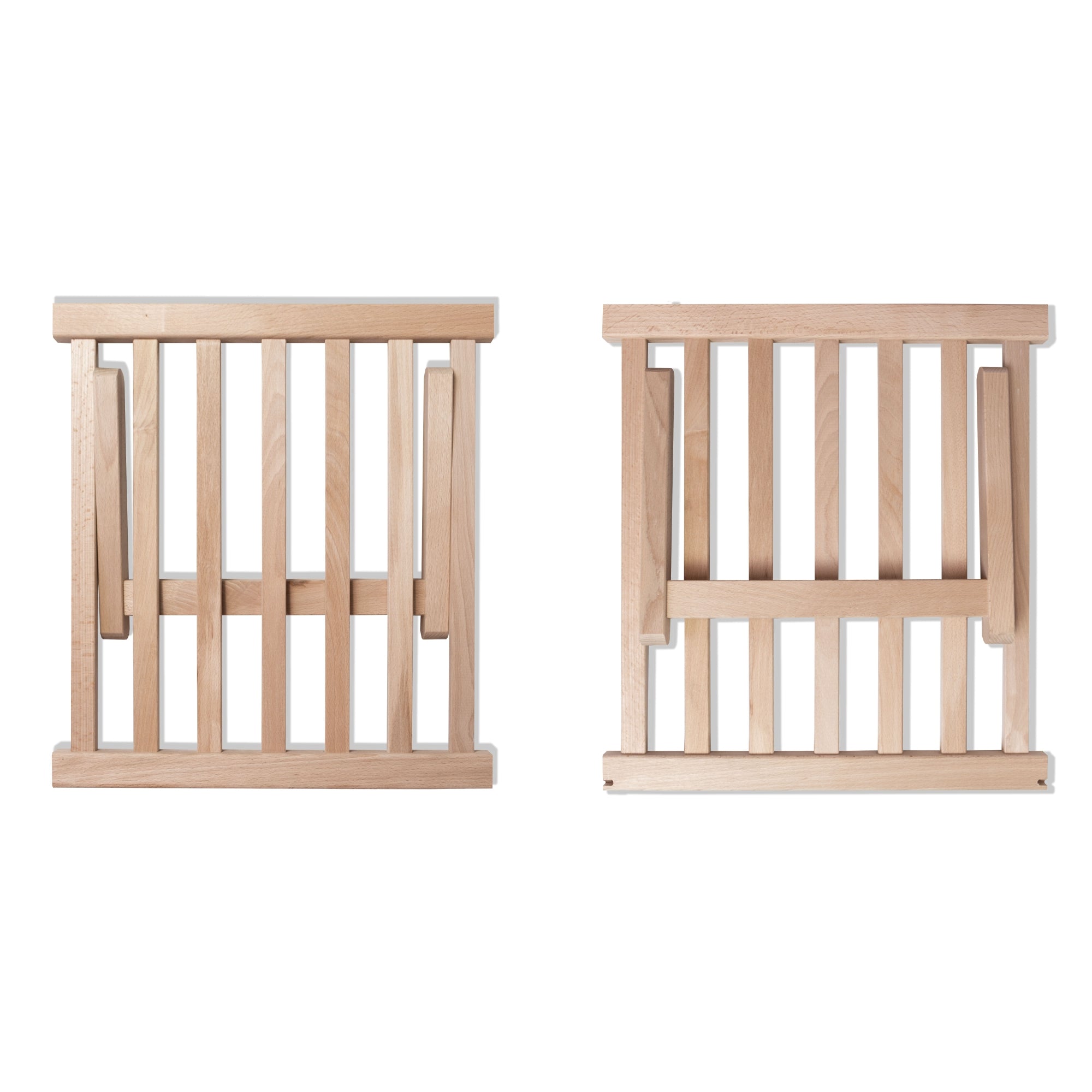 Leżak drewniany z podnóżkiem drewnianym Multicolored Flowers