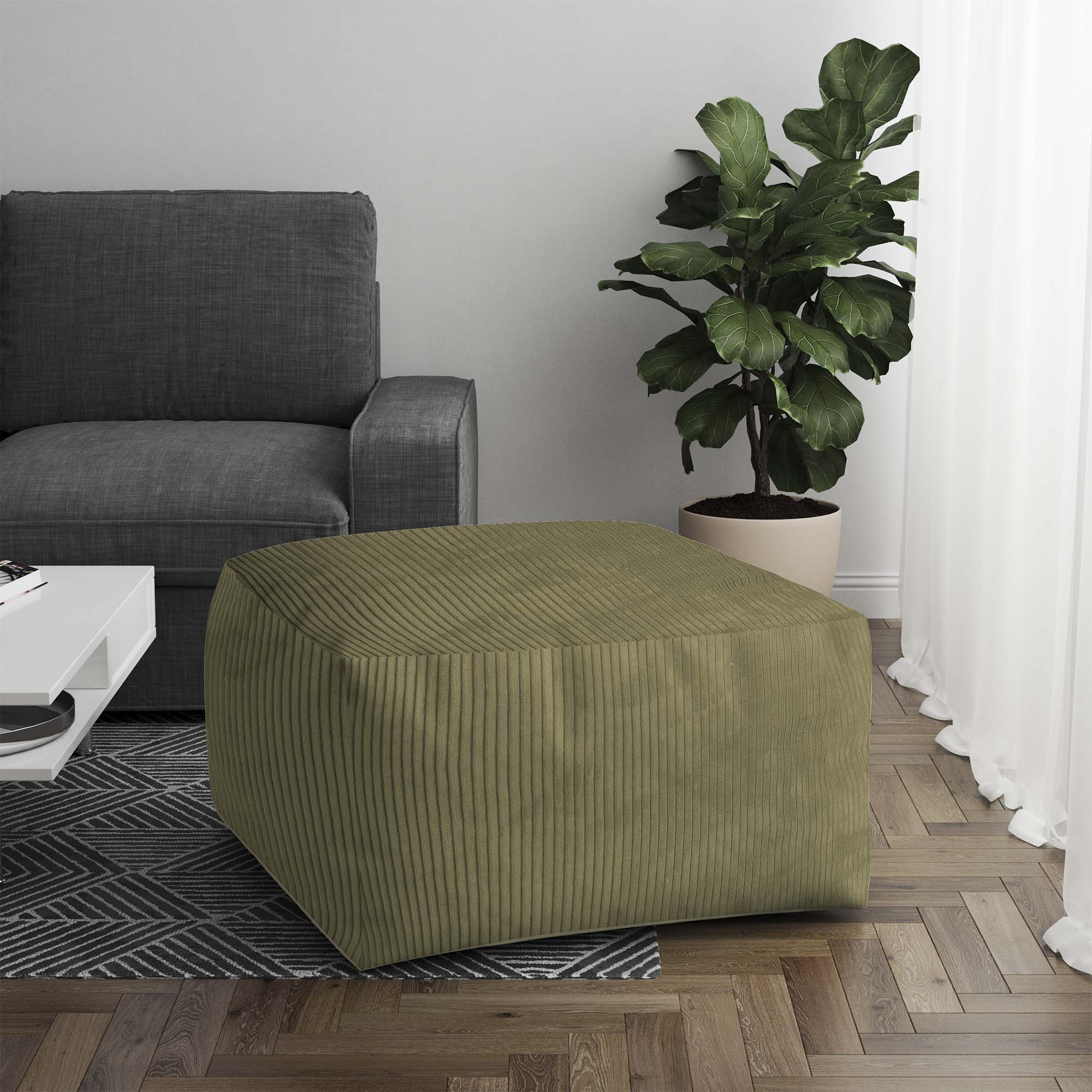 Puf Comfort Dark Olive