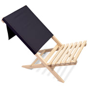 Klappbarer Strandstuhl Anthrazit