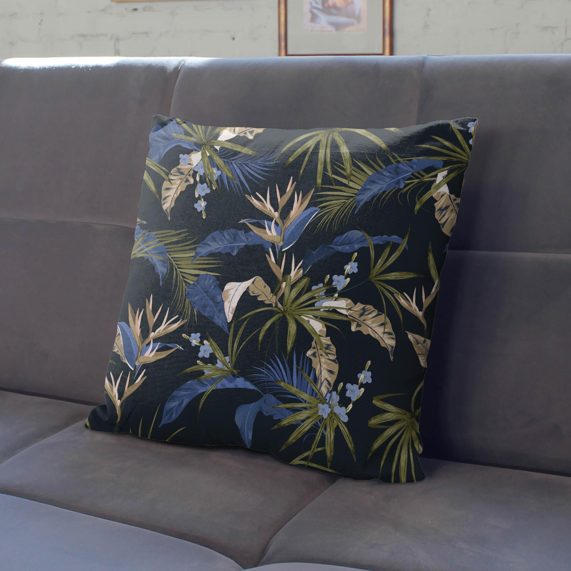 Exotic Blue Leaves