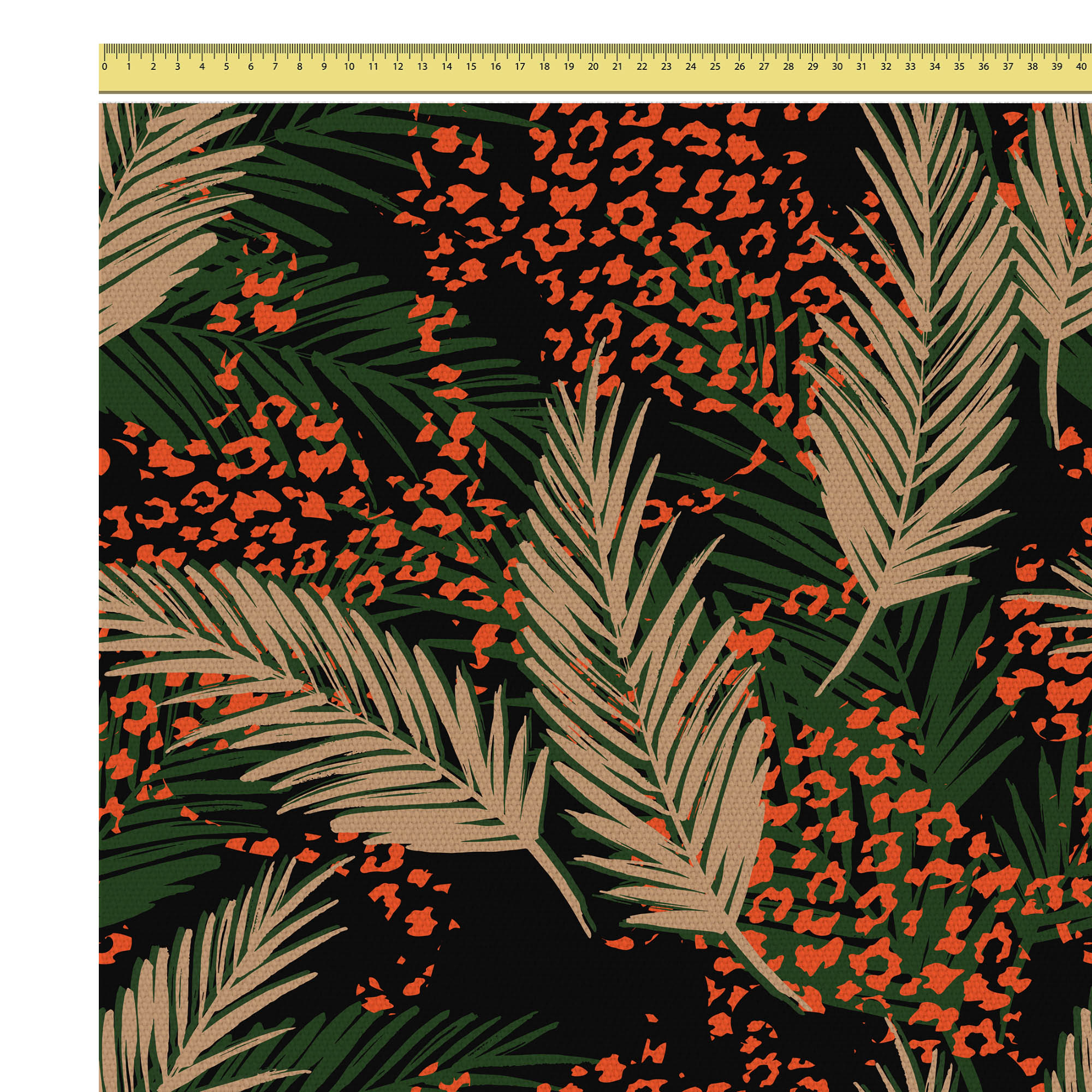 Leopard Palm Leaves