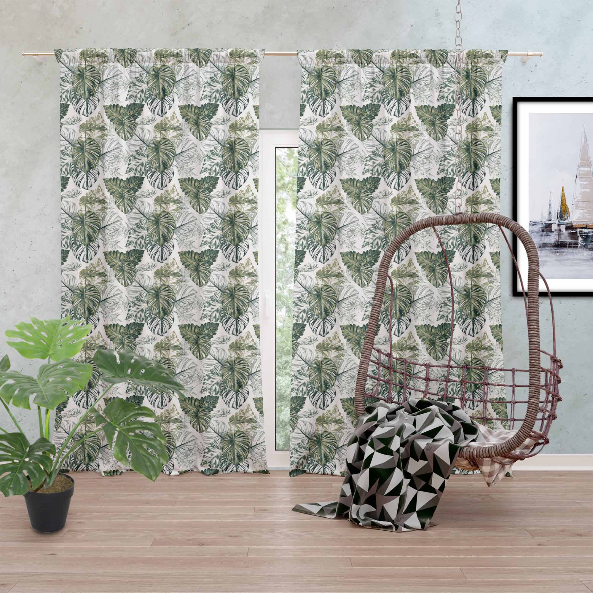 Monstera Grünes Blatt