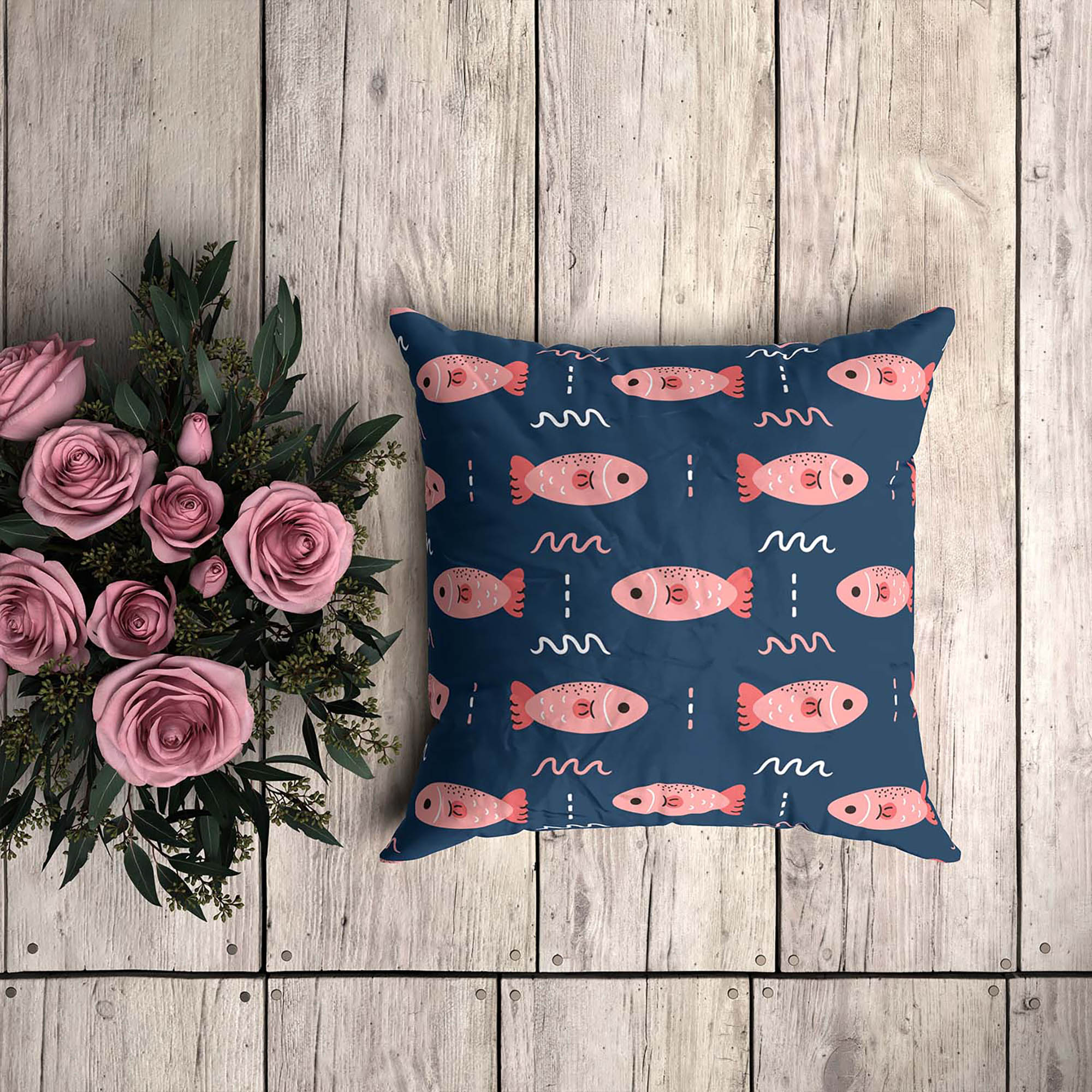 Pink Fish-Velvet