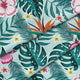 Neon exotische Blumen
