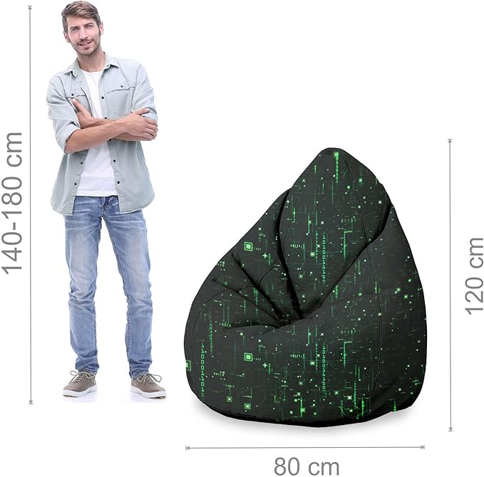 Puf Pearshape z podnóżkiem Cyberpunk-Velvet