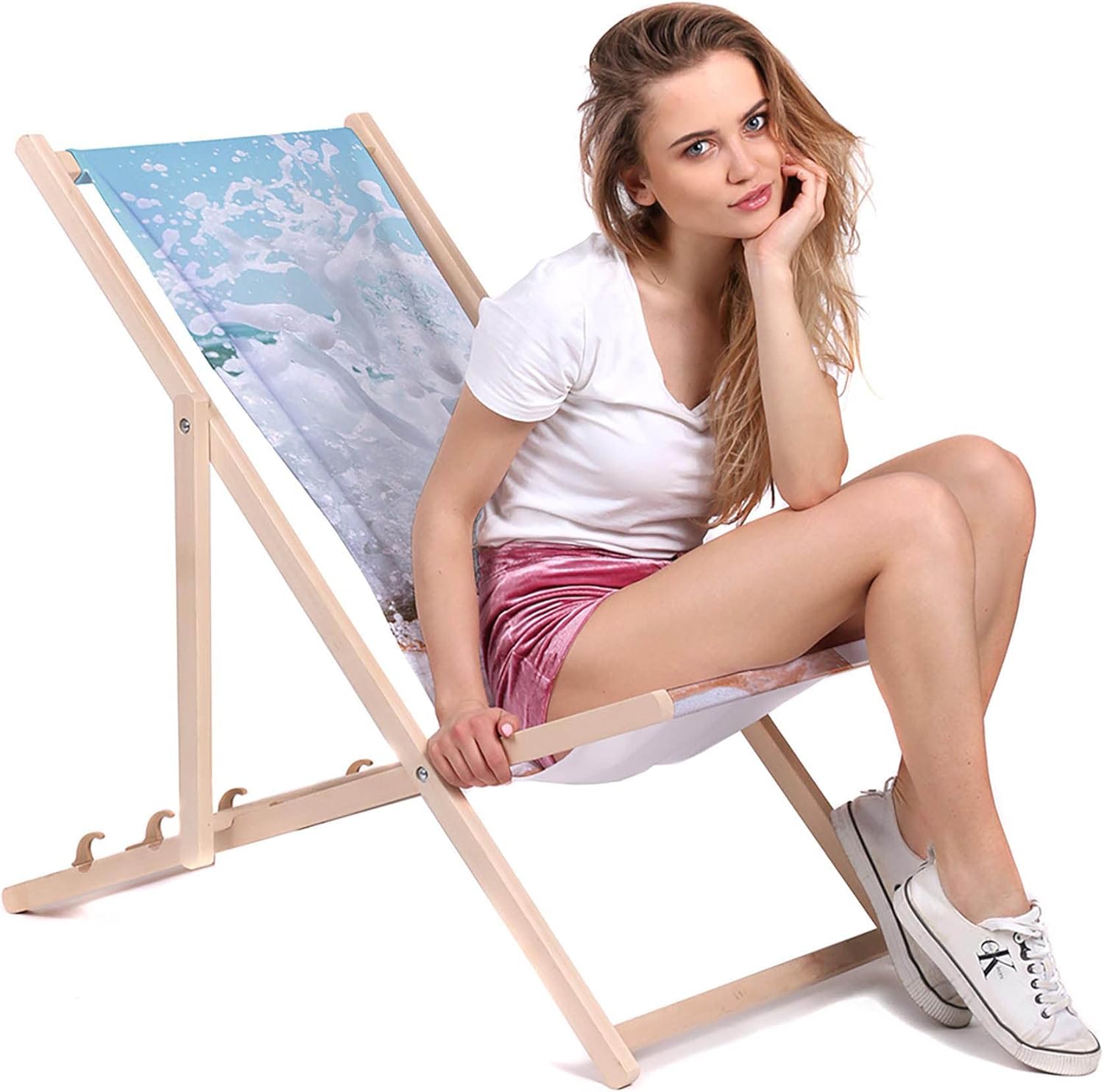 Leżak drewniany Ocean Water