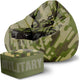 Paradise Sitzsack mit Fußhocker Military