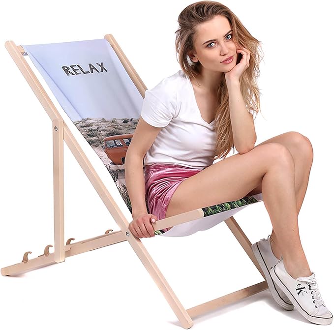 Dřevěné lehátko Relax