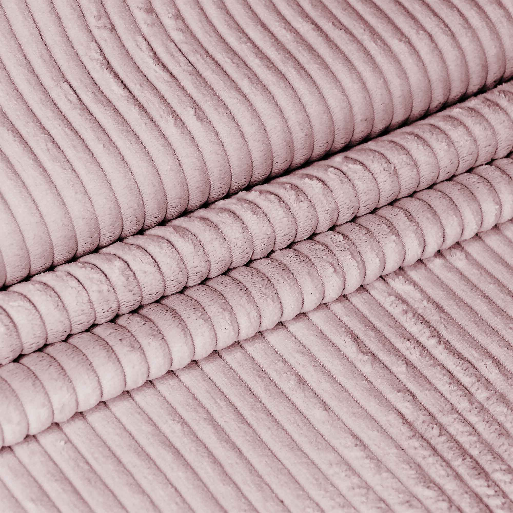 Puf Paradise s podnožkou Silver Pink-M