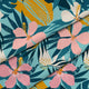 Flowers Tropical Palm-Velvet