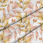 Autumn Gold Leaves-Tkanina Obrusowa