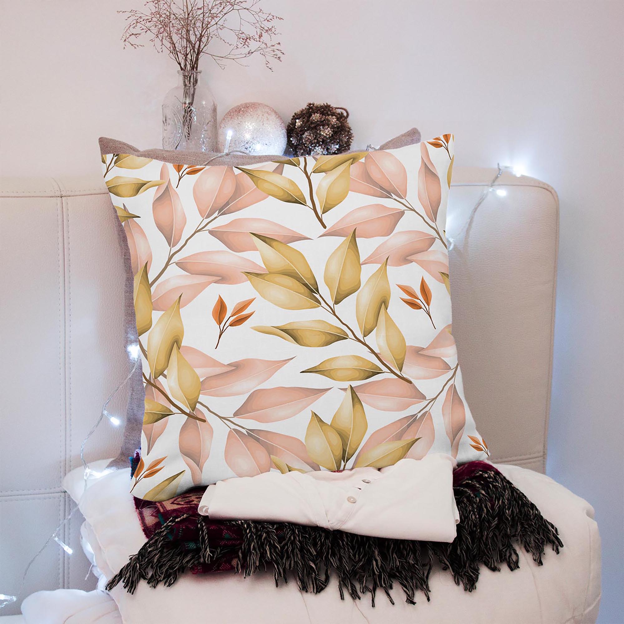 Autumn Gold Leaves-Velvet