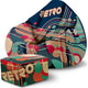 Puf Paradise z Podnóżkiem Retro Men's-Velvet
