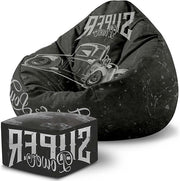 Puf Paradise z Podnóżkiem Super Power