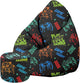 Puf Pearshape z podnóżkiem Game Zone-Velvet