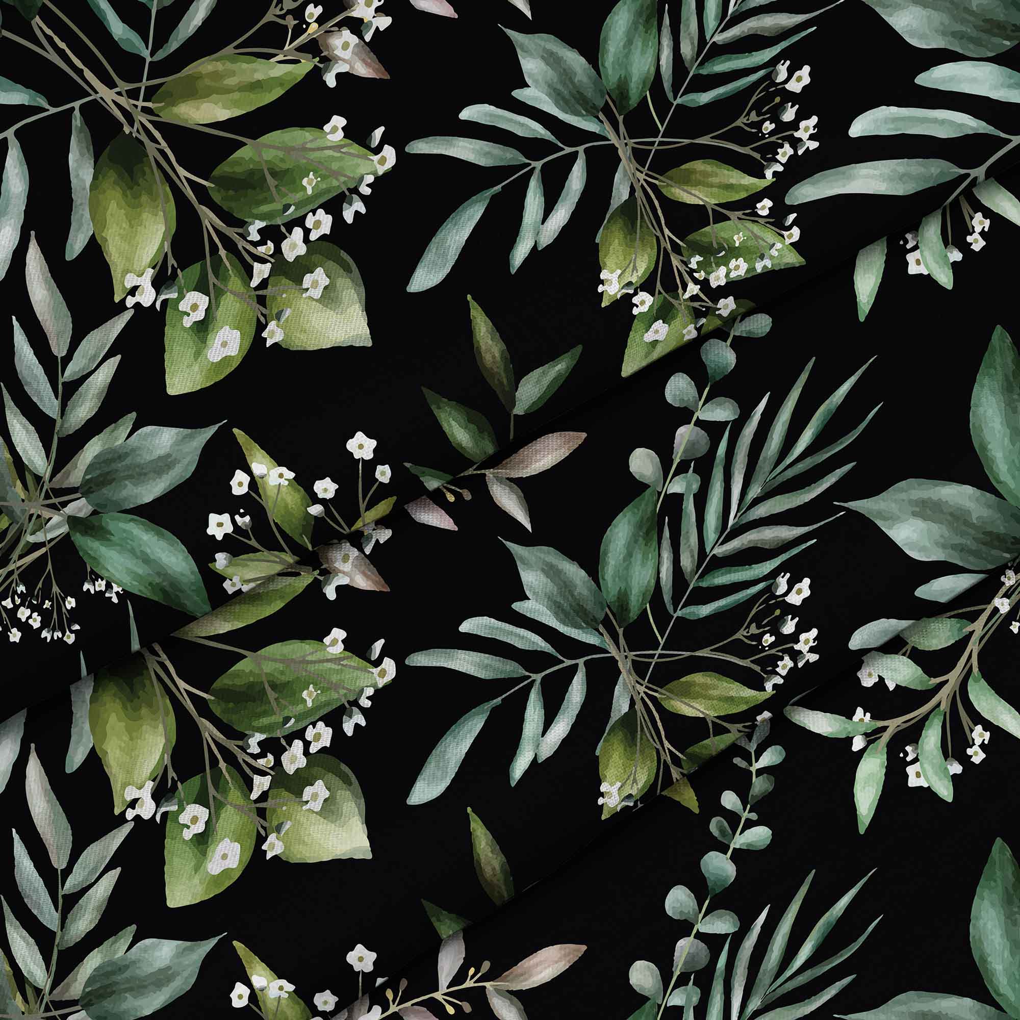 Watercolor Elegant Floral-Velvet
