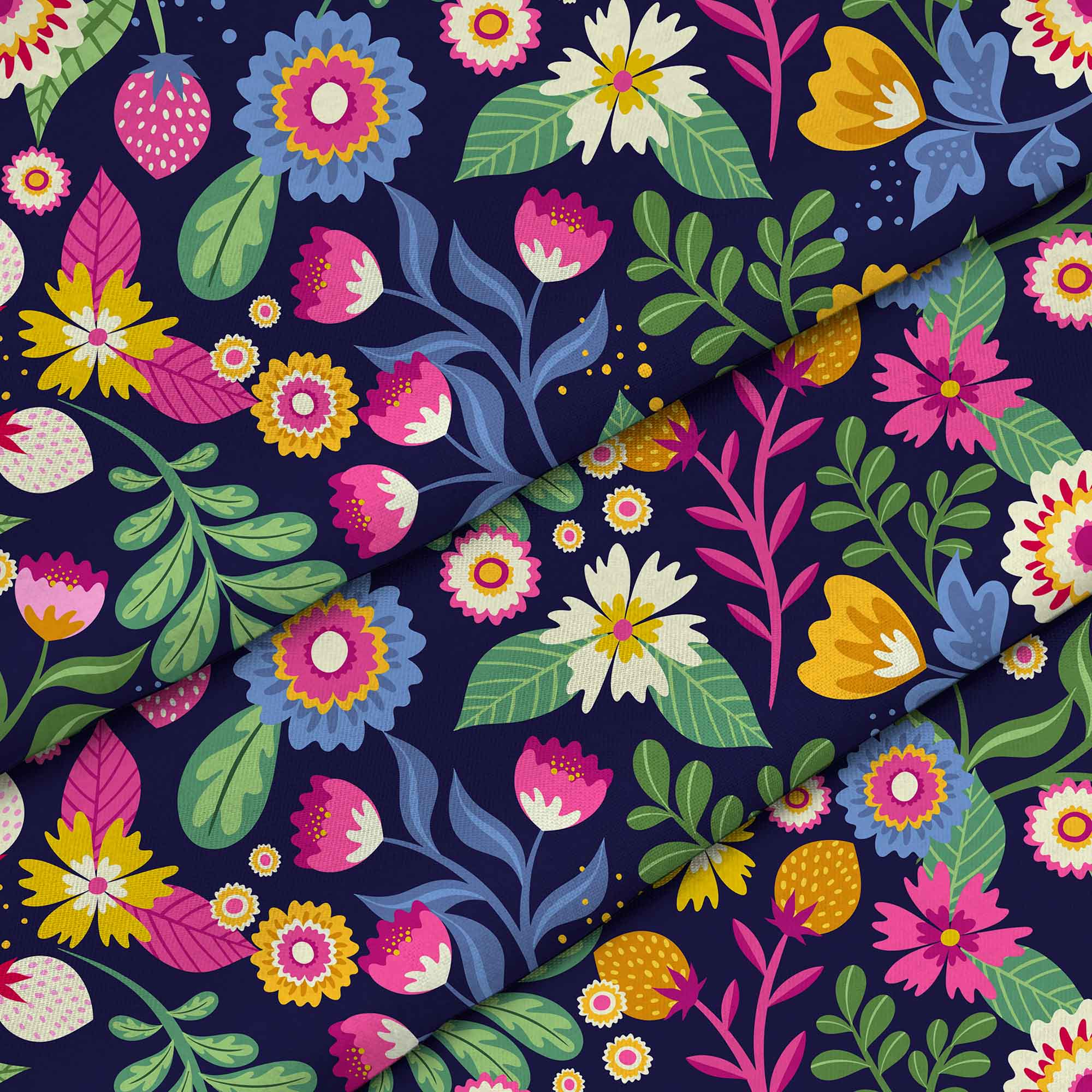 Exotische Blumenmuster