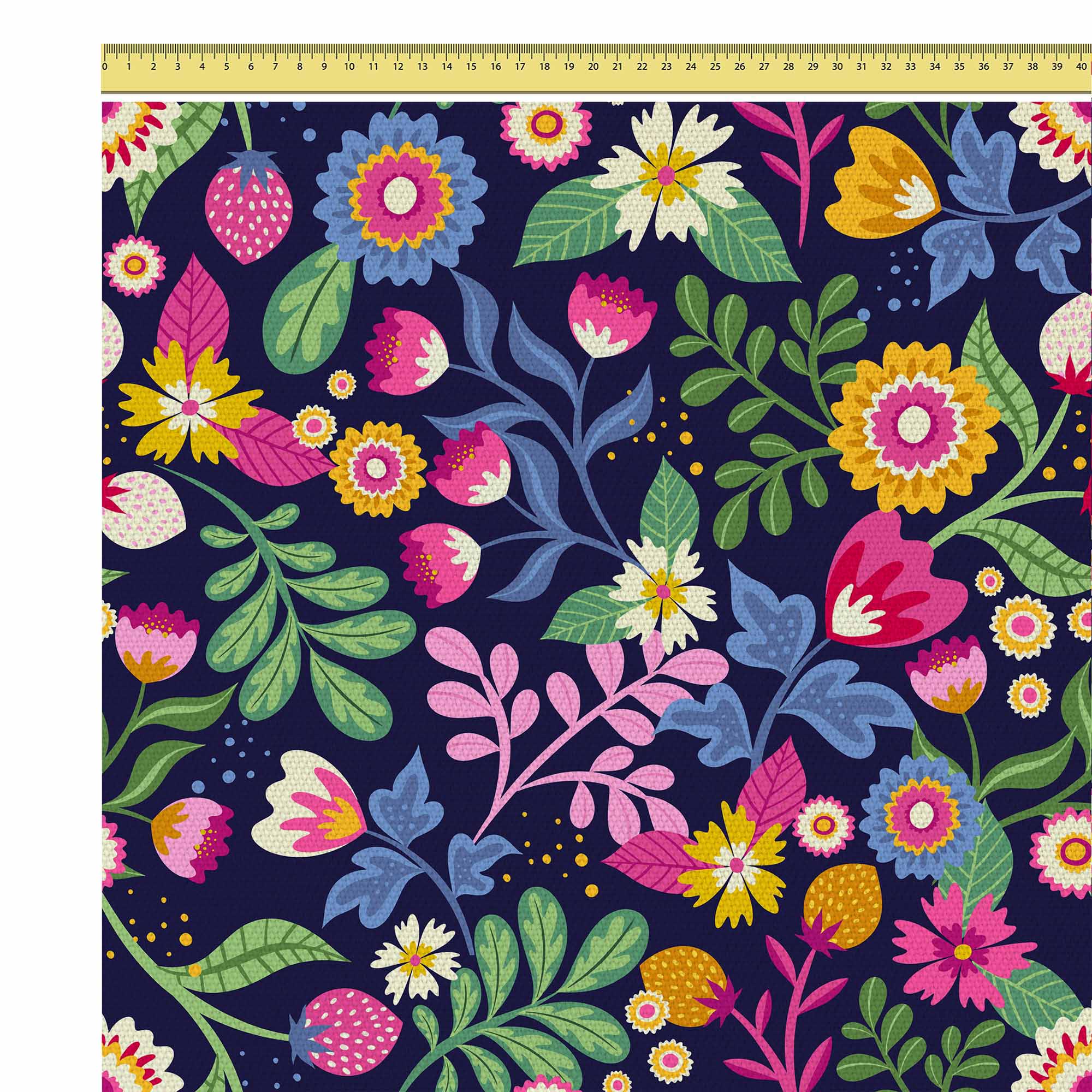 Exotische Blumenmuster