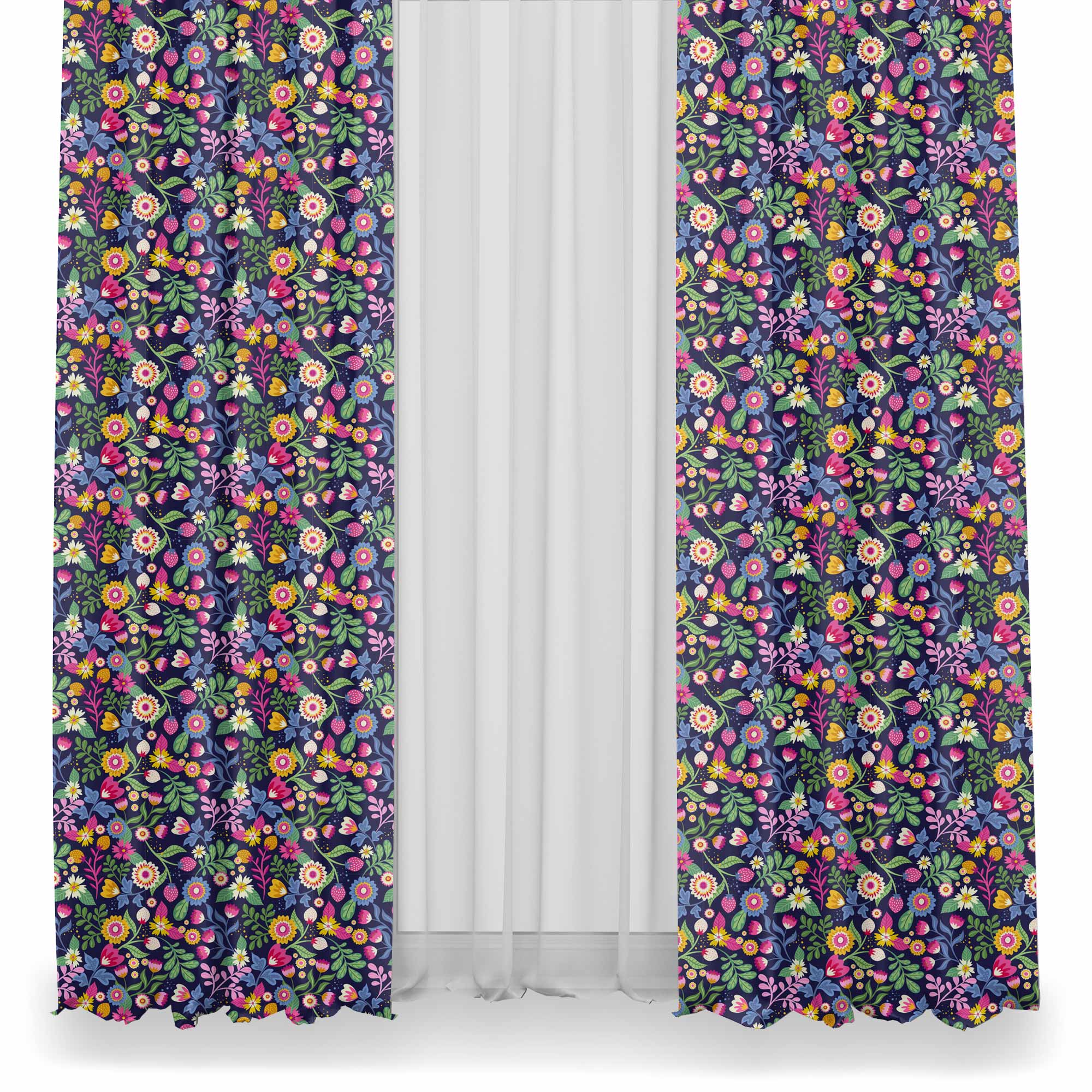 Exotische Blumenmuster