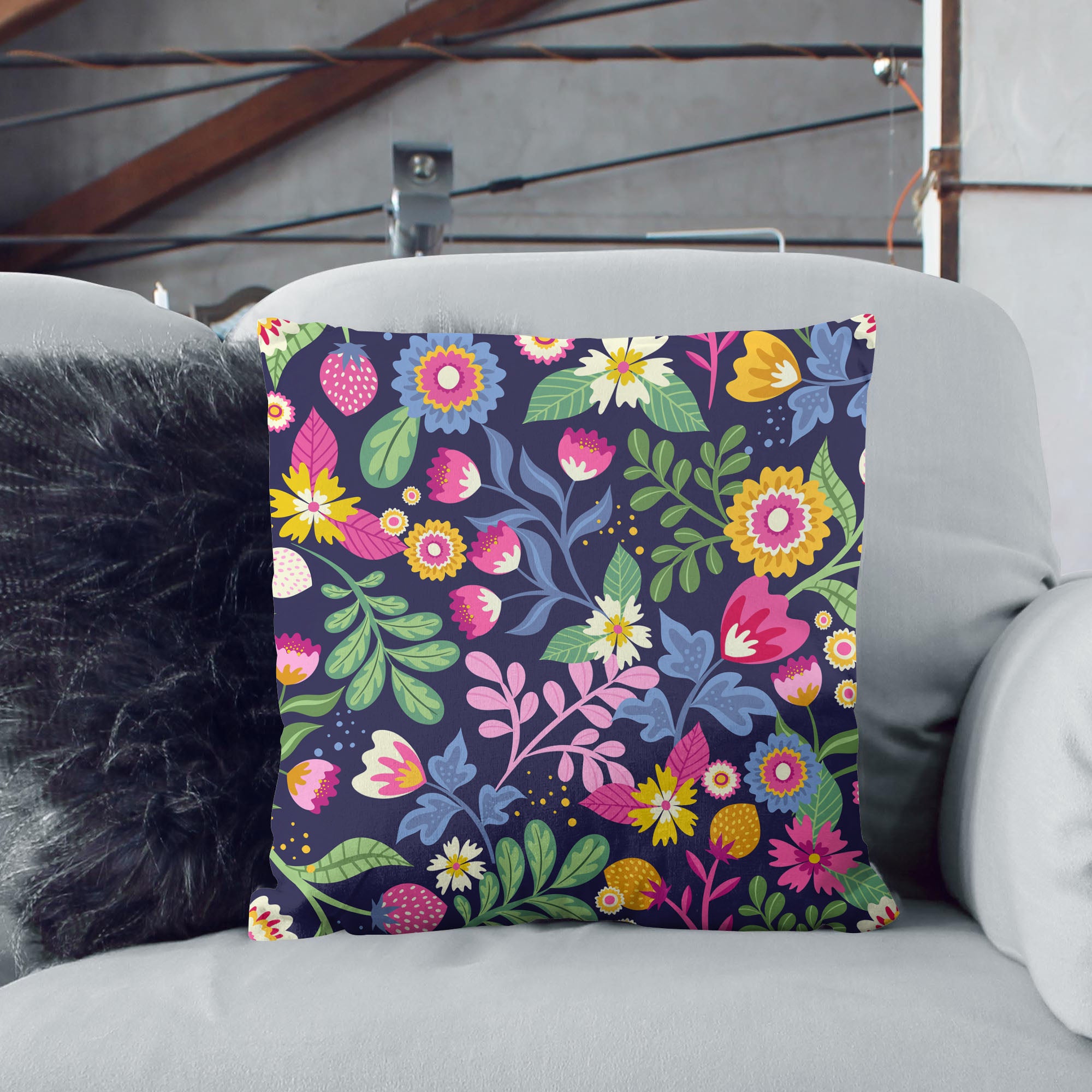 Exotische Blumenmuster