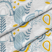 Grey Floral Pattern-Panama