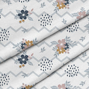 Chevron and Flowers