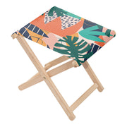 Chair Exotic Plants and Geometrical Shapes
