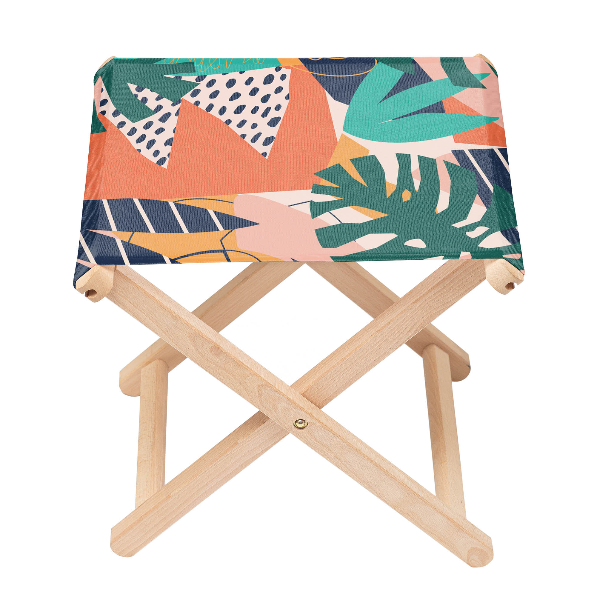 Chair Exotic Plants and Geometrical Shapes