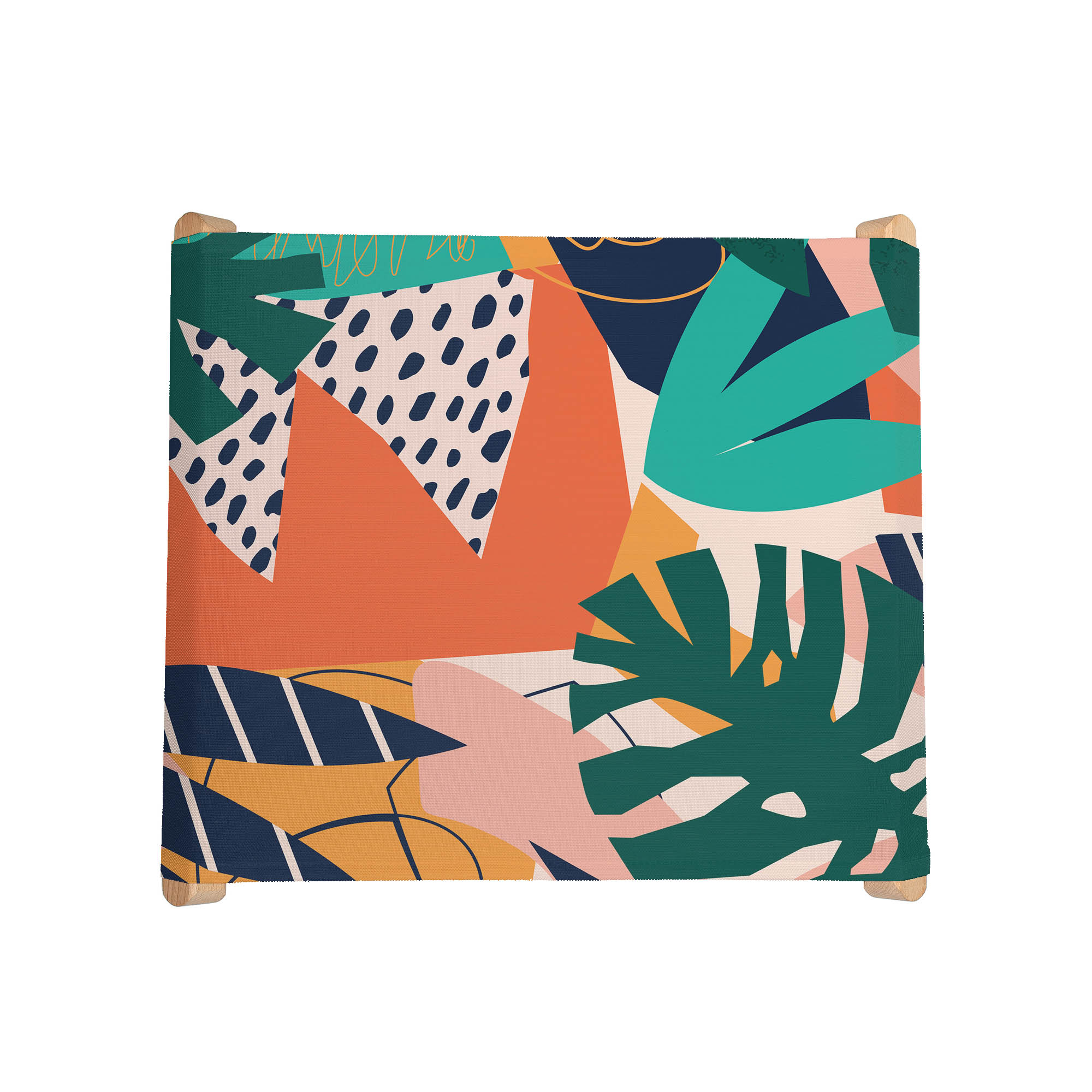Chair Exotic Plants and Geometrical Shapes