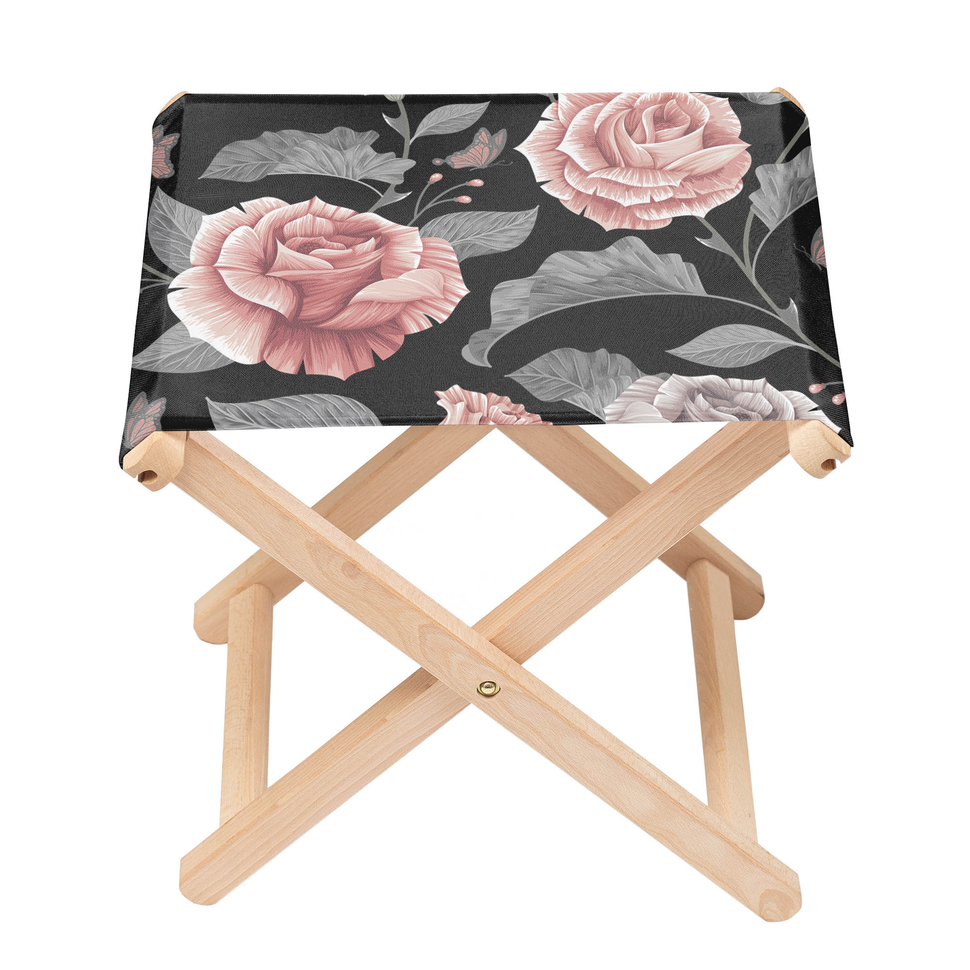 Krzesełko Dark Vintage Floral