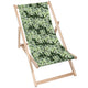 Leżak drewniany Monstera Leaves Grid-M