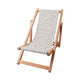 Holzliegestuhl Beige Punkte