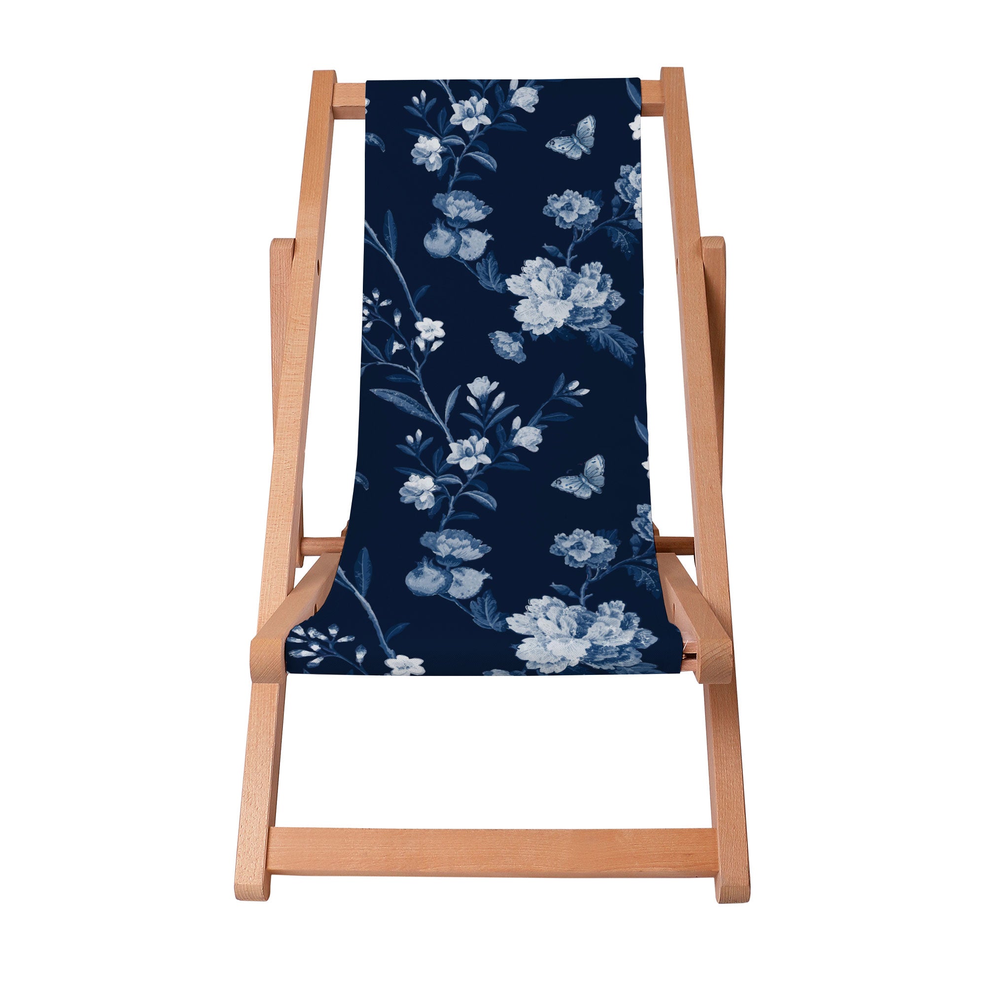 Leżak drewniany Blue Botanical