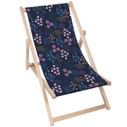 Wooden Deck Chair Geometric Flower-M