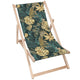 Leżak drewniany Monstera Gold Green-M