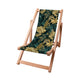 Leżak drewniany Monstera Gold Green-S