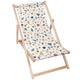 Leżak drewniany Vintage Terrazzo-M